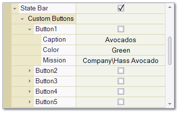 Custom Button Layout