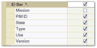 ID Bar Layout